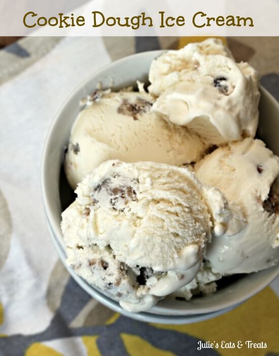 Cookie Dough Ice Cream | 25+ homemade ice cream recipes