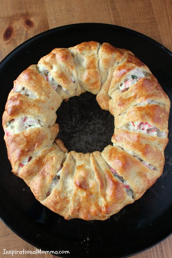 Crab and Cream Cheese Ring | 25+ Food Party Ring Ideas