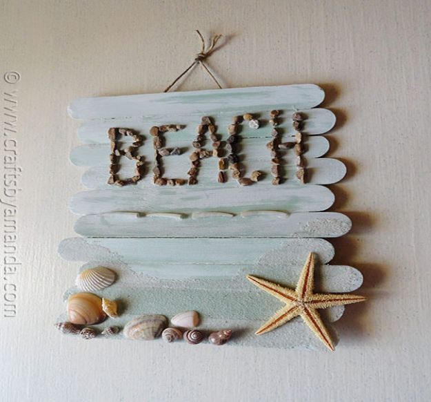 13 Relaxing DIY Beach House Decor Ideas - DIY Home Decor Ideas, DIY Beach House Decor Ideas, DIY Beach House Decor, DIY Beach HousE, beach house