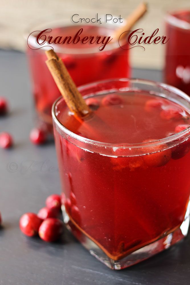 Cranberry cider-25+ cranberry recipes-NoBiggie.net