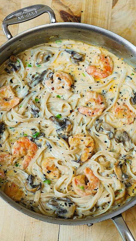 Creamy Shrimp and Mushroom Pasta | 25+ Pasta Recipes