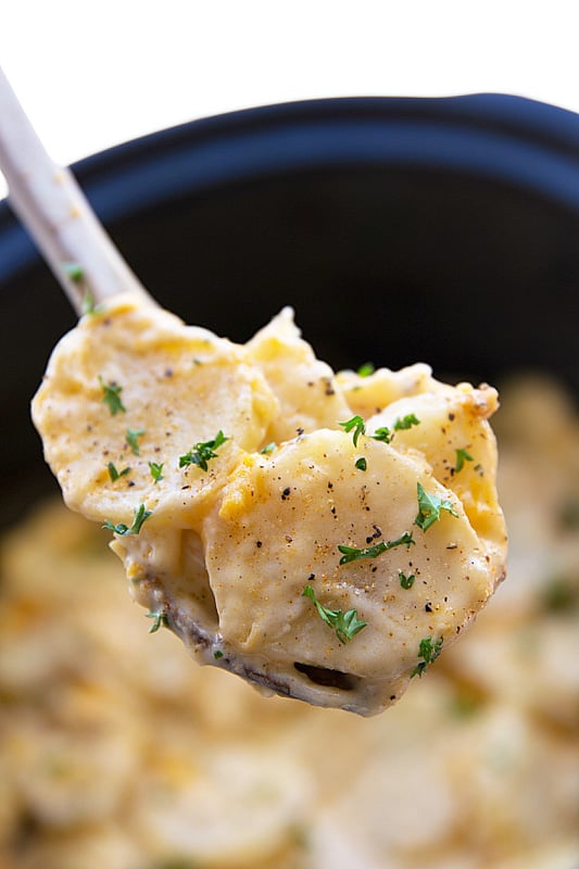 Crockpot Potatoes Au Gratin | 25+ Potato Side Dishes