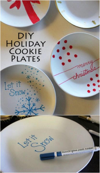 14 Creative DIY Ways To Decorate Your Plates - DIY Ways To Decorate Your Plates, diy plates, DIY Decorate Plates