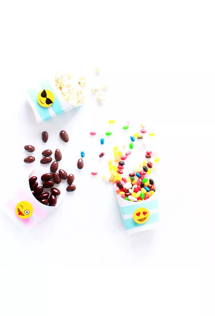 DIY Emoji Snack Boxes