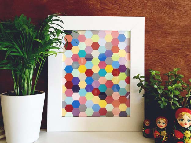 Hexagon Framed Artwork