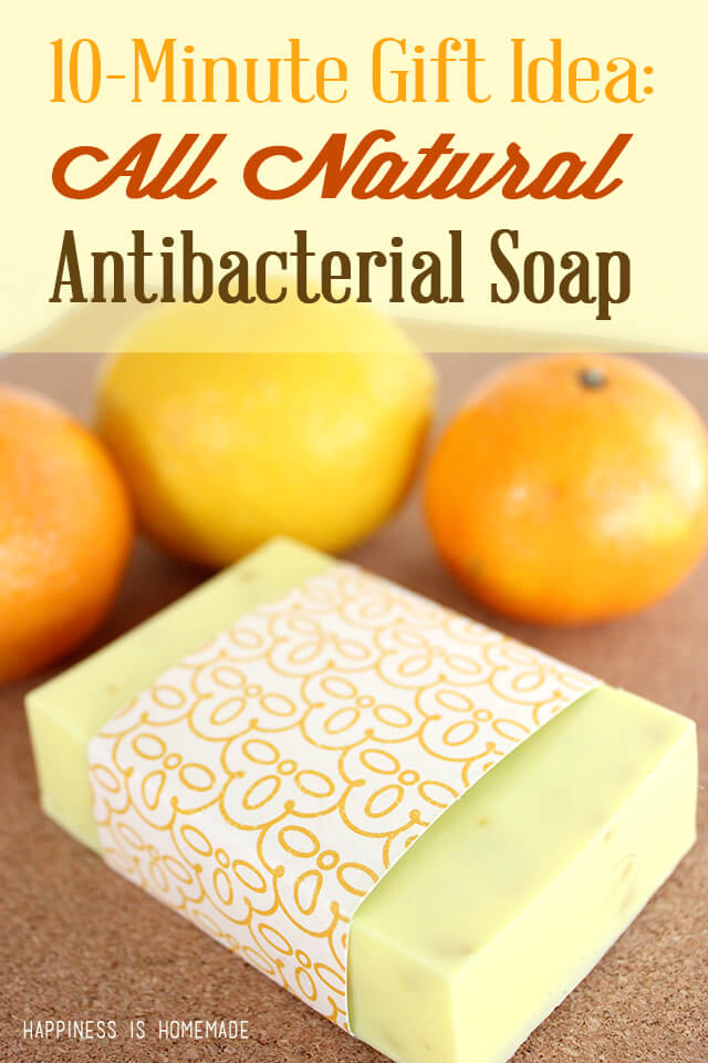 DIY Natural Citrus Antibacterial Soap