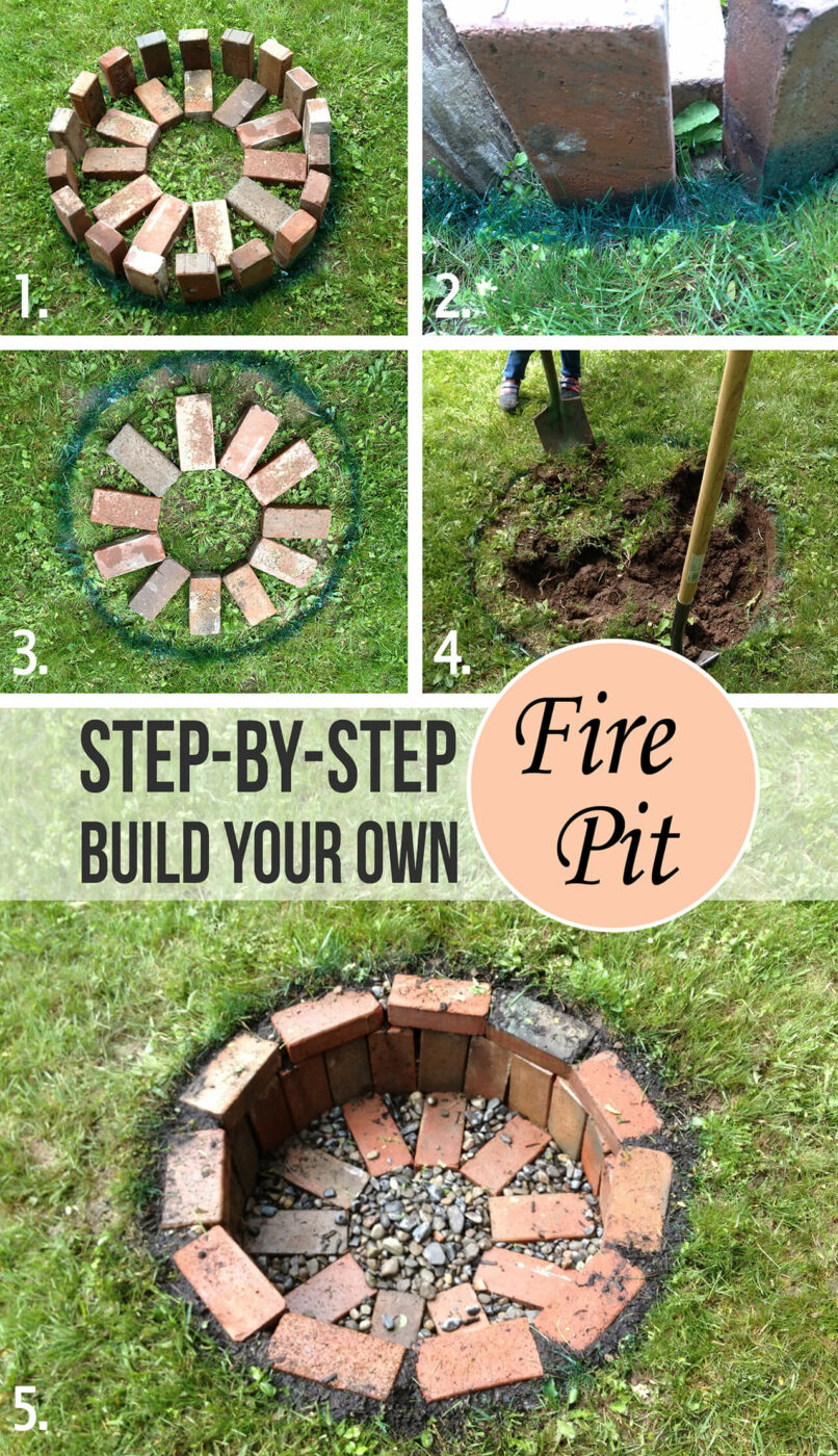 DIY Fire Pit Ideas, fire pit, fire pit ideas, diy, craftsonfire