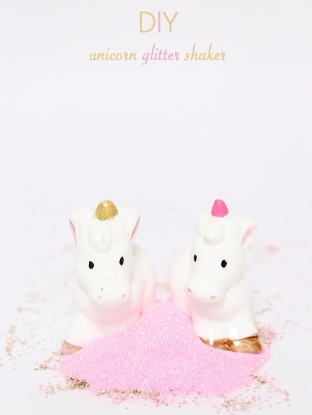 DIY Ideas With Unicorns - DIY Unicorn Glitter Shakers - Cute and Easy DIY Projects for Unicorn Lovers - Wall and Home Decor Projects, Things To Make and Sell on Etsy - Quick Gifts to Make for Friends and Family - Homemade No Sew Projects and Pillows - Fun Jewelry, Desk Decor Cool Clothes and Accessories http://diyprojectsforteens.com/diy-ideas-unicorns