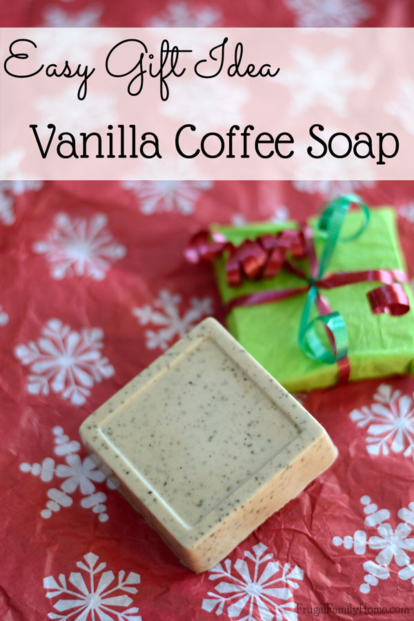 DIY Vanilla Coffee Soap