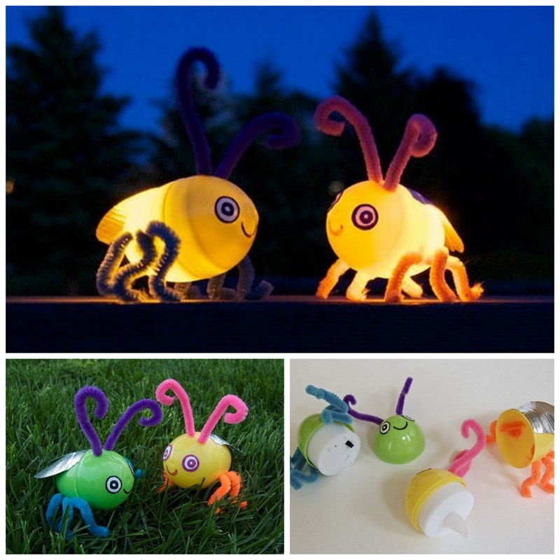 DIY fireflies | 25+ Summer crafts for kids