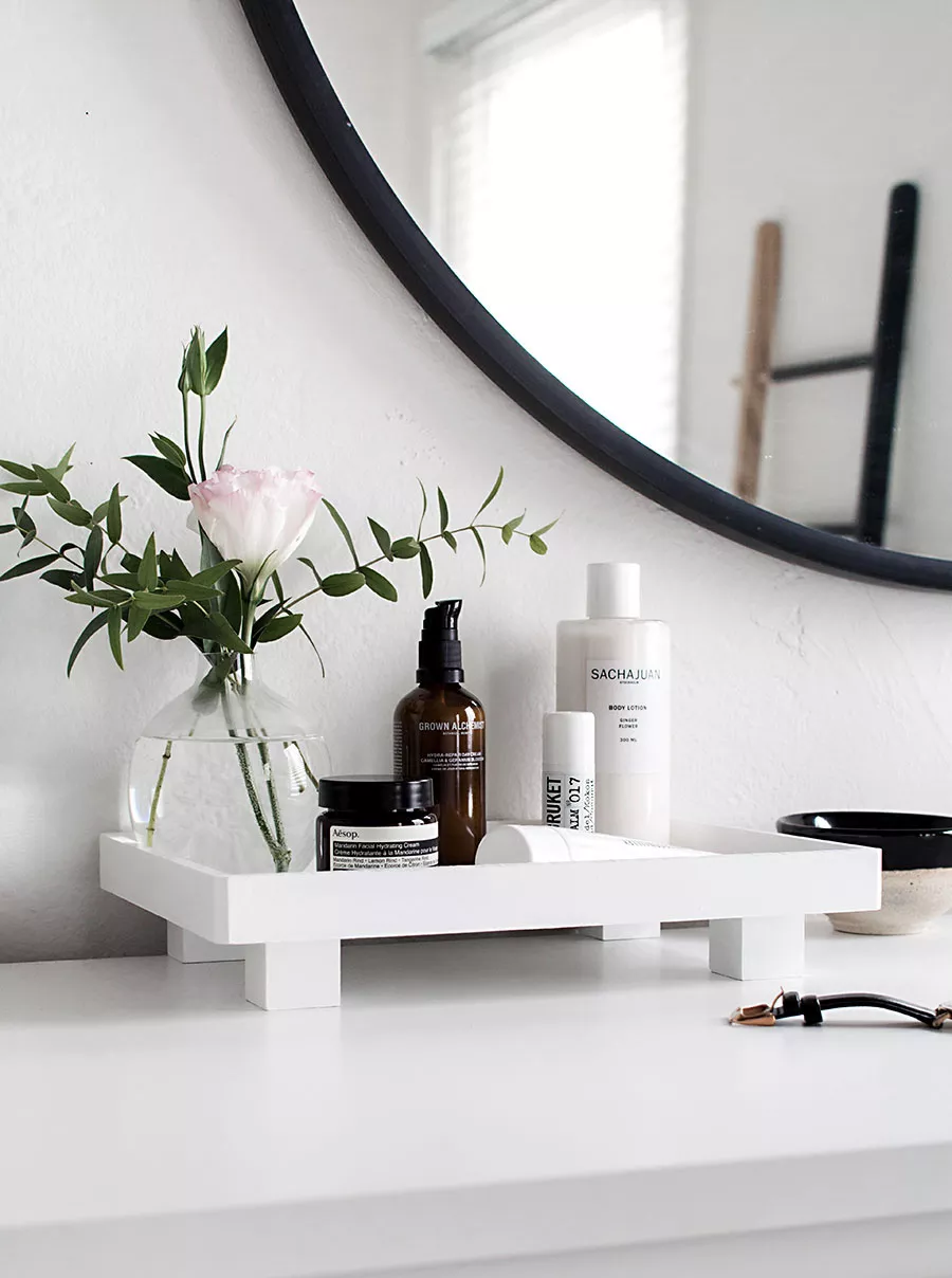 DIY bathroom decor ideas for vanity