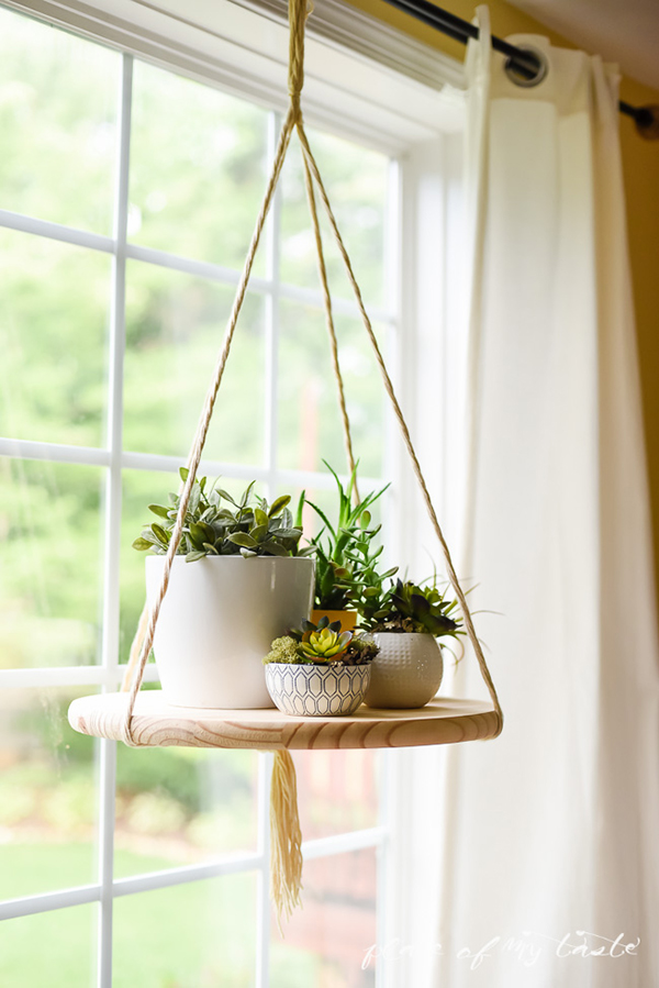 DIY Hanging Plant Holder Shelf