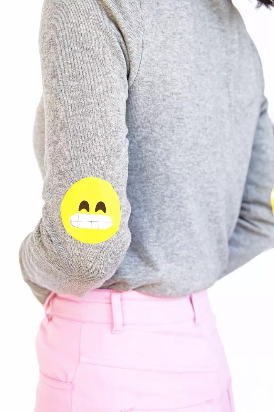 DIY Emoji Elbow Patch