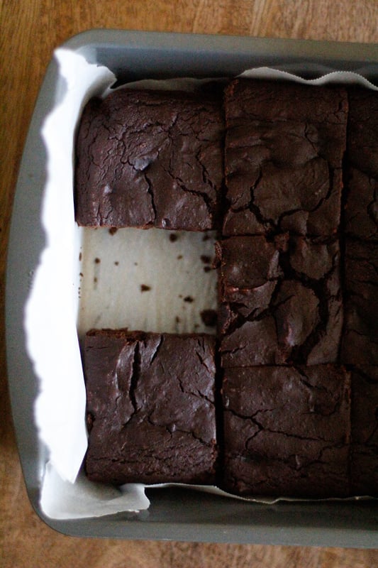 Dark Chocolate Chickpea Brownies | 25+ Chickpea Recipes