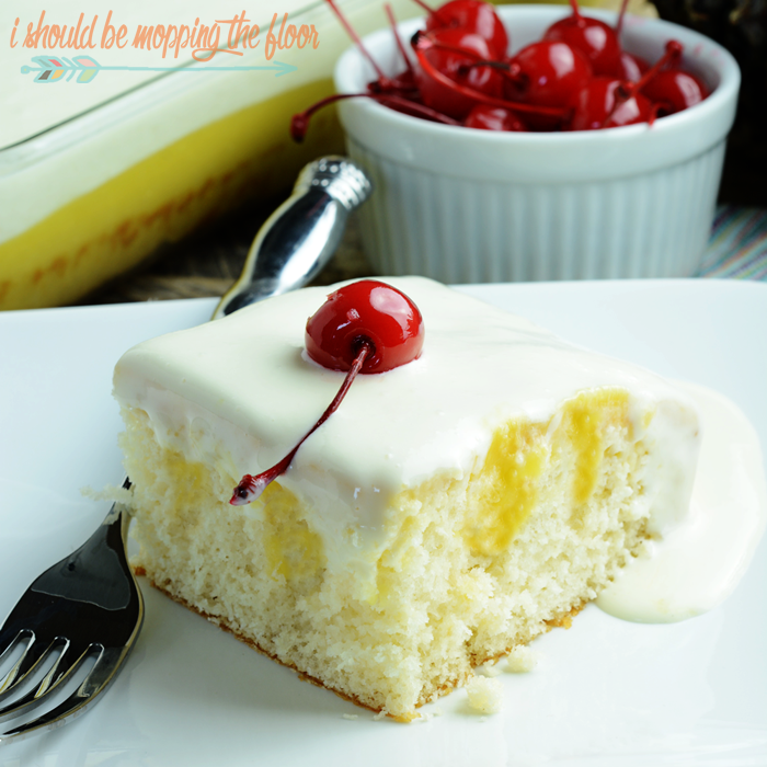 Dole Whip Poke Cake | 25+ Poke Cake Recipes