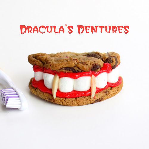 Dracula's Dentures | 25+ Halloween Party Food Ideas