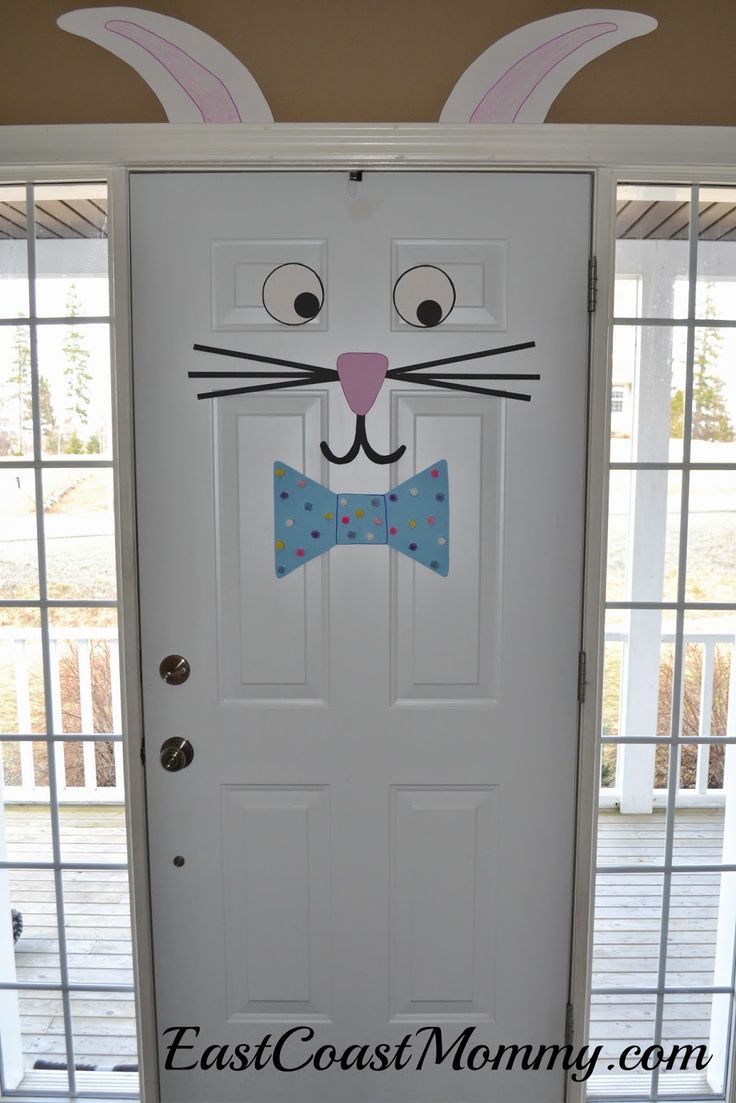Easter Bunny Door Decorations | 25+ Easter and Spring Decorations