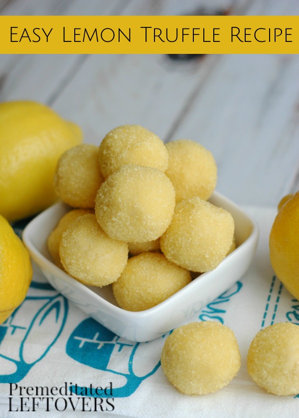 Easy Lemon Truffle Recipe | 25+ cake mix recipes