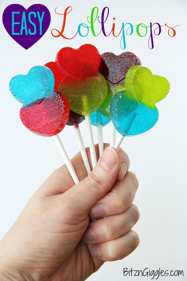 Easy Lollipops 25+ Heart-Shaped Food Ideas | NoBiggie.net