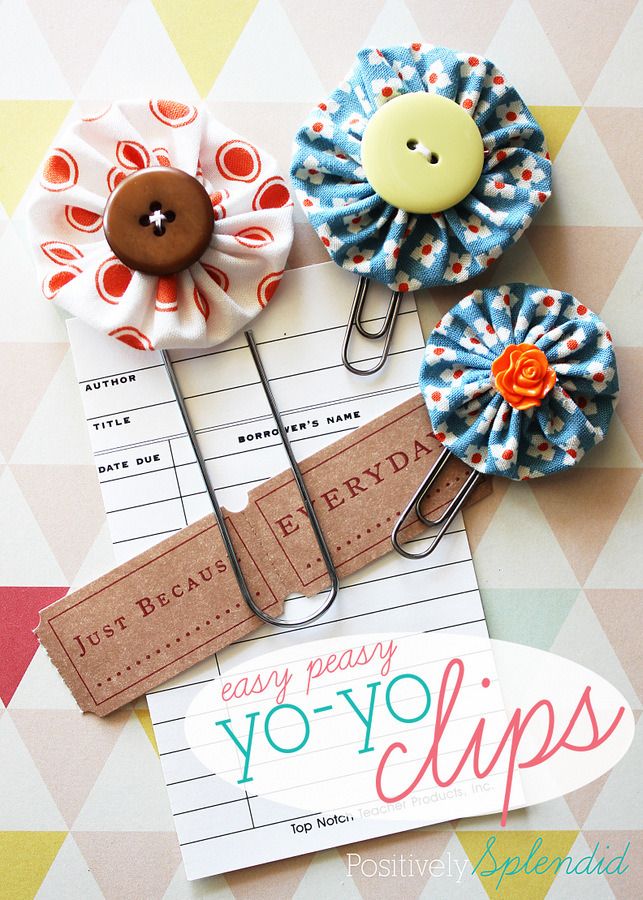 Easy Peasy Yo-Yo Clips | 25+ More Handmade Gift Ideas Under $5