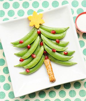 Easy Snack Idea A Healthy Christmas Tree | +25 Healthy Holiday Snacks