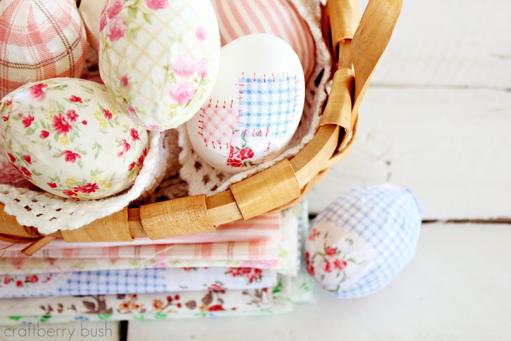 Fabric Covered Eggs | 25+ MORE ways to decorate Easter Eggs