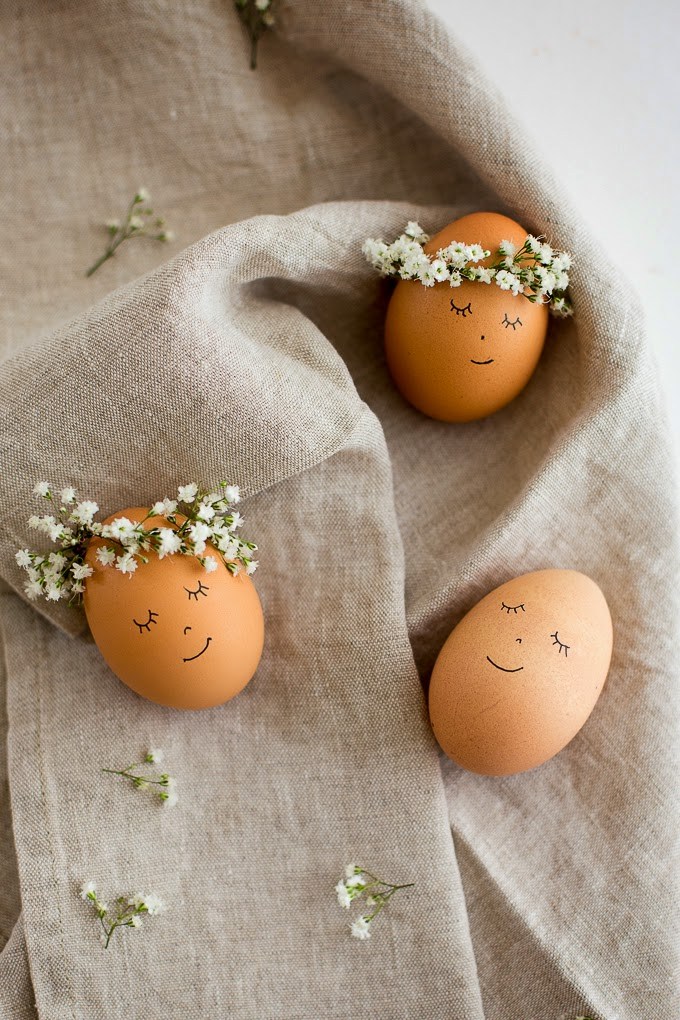 Floral Wreathed Eggs | 25+ MORE ways to decorate Easter Eggs
