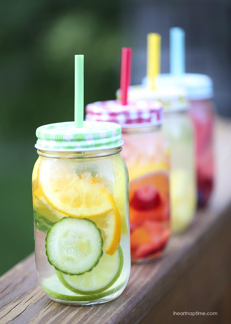 Fruit Infused Water | 25+ Non-Alcoholic Summer Drinks