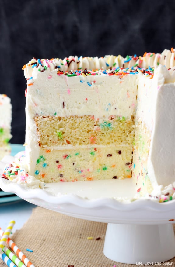 Funfetti Millionaire cake | 25+ Cake Batter Recipes