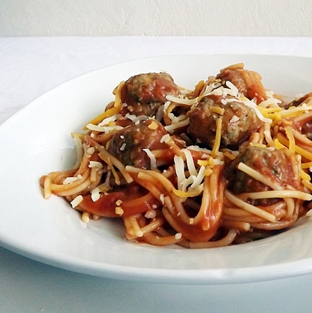 GF Spaghetti and Meatballs | 25+ gluten and dairy free recipes