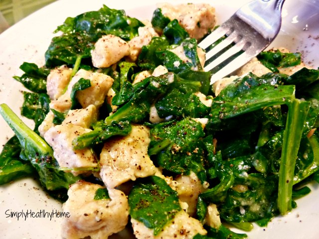 Garlic Parmesan Chicken | 25+ Spinach Recipes