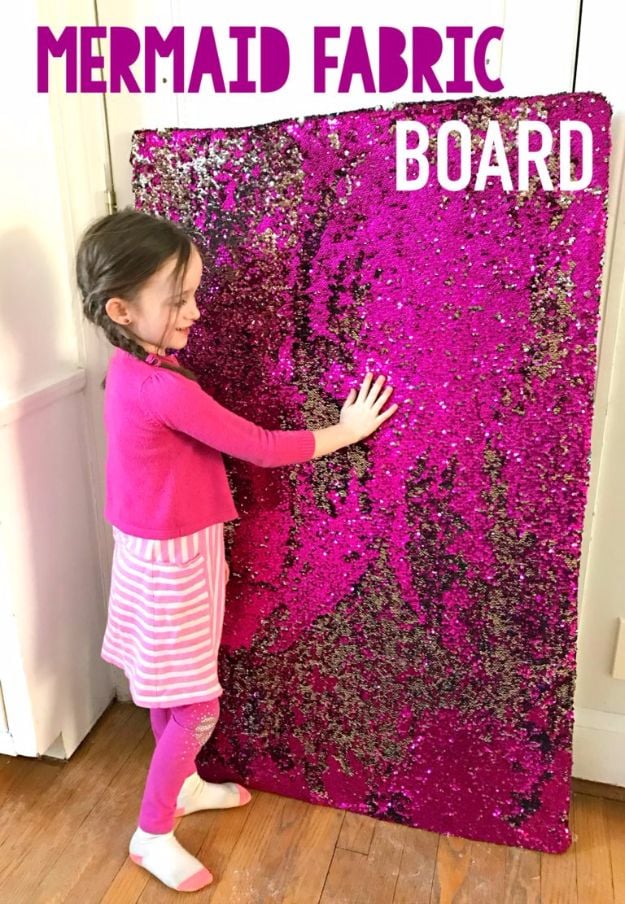 DIY Mermaid Crafts - Giant Mermaid Fabric Sensory Board - How To Make Room Decorations, Art Projects, Jewelry, and Makeup For Kids, Teens and Teenagers - Mermaid Costume Tutorials - Fun Clothes, Pillow Projects, Mermaid Tail Tutorial http://diyprojectsforteens.com/diy-mermaid-crafts