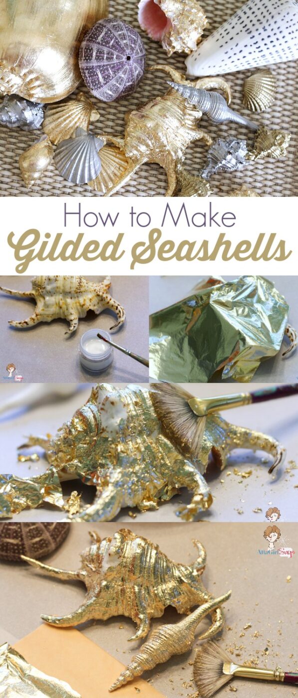 Gilded Seashells : Two Ways