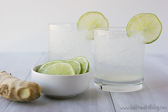 Ginger Lime Spritzer | 25+ Non-Alcoholic Summer Drinks