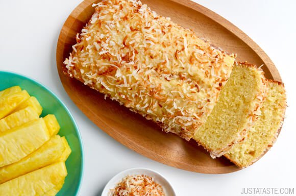 Glazed Pineapple Coconut Bread | 25+ Pineapple Recipes