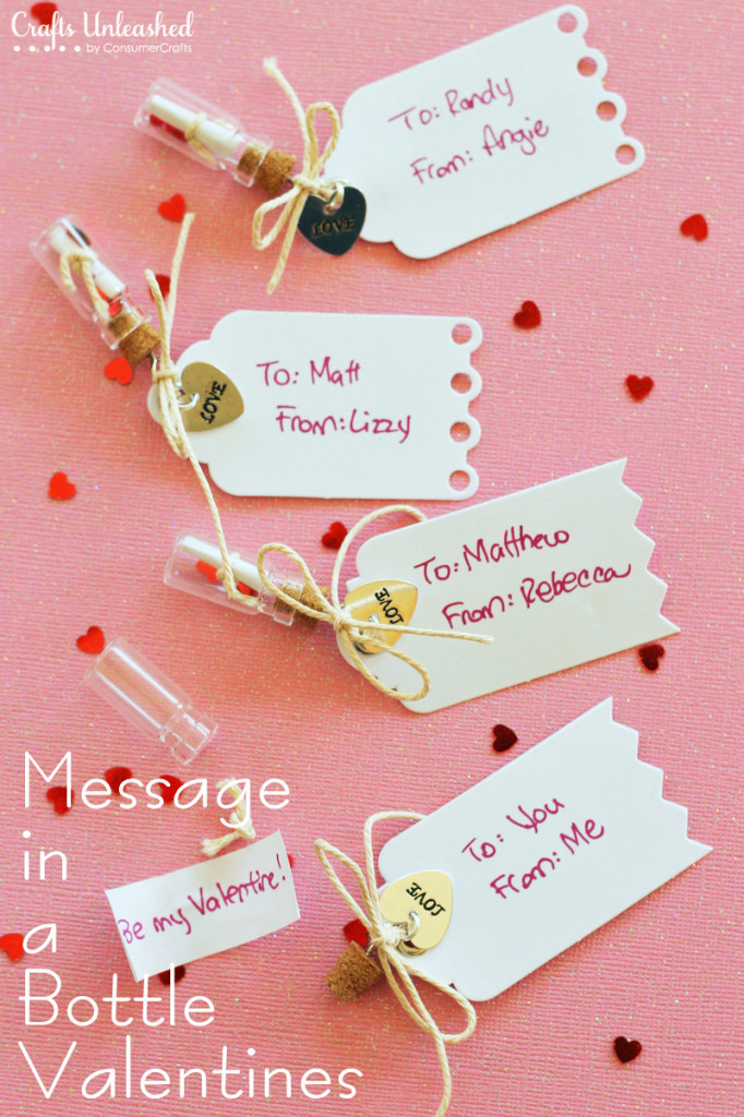 Handmade Message in a Bottle Valentines | 25+ Sweet Gifts for Him for Valentine's Day