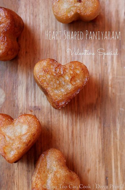 Heart Shaped Paniyaram 25+ Heart-Shaped Food Ideas | NoBiggie.net