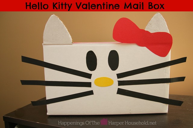 Hello Kitty Valentine Mail Box | 25+ Valentine Boxes for Girls