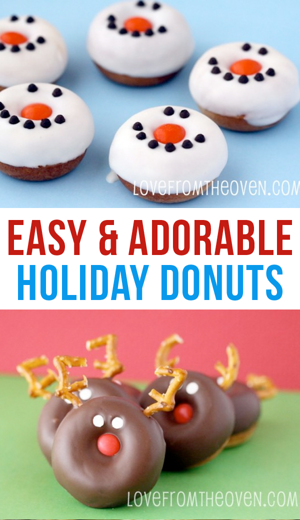 Holiday donut fun with babycakes donut maker - 25+ snowman crafts and fun food ideas - NoBiggie.net