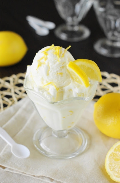 3-Ingredient Lemon Ice Cream