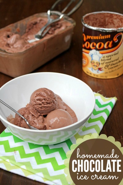 Homemade Chocolate Ice Cream | 25+ homemade ice cream recipes