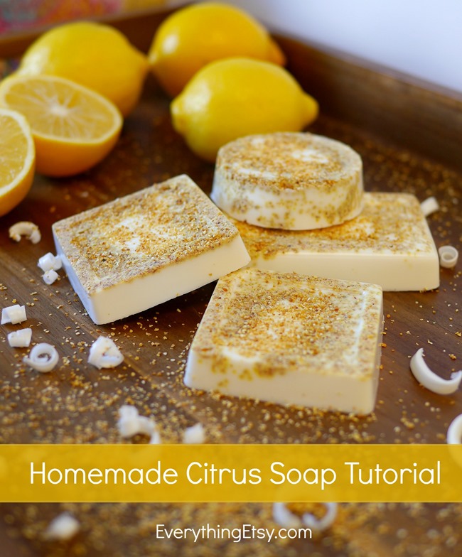 Homemade Citrus Soap Tutorial