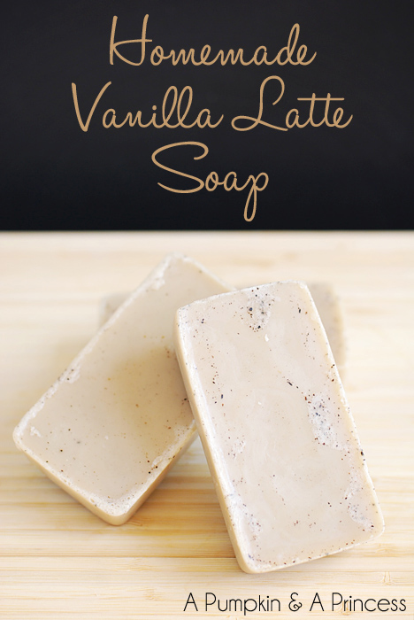Homemade Vanilla Latte Soap Bars
