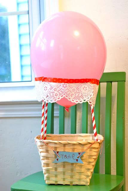 Hot Air Balloon Valentine Box