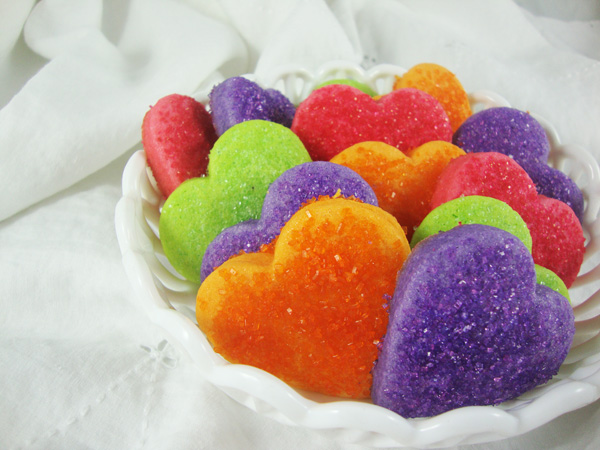 I Heart Valentine's Day Jell-O Cookies 25+ Heart-Shaped Food Ideas | NoBiggie.net