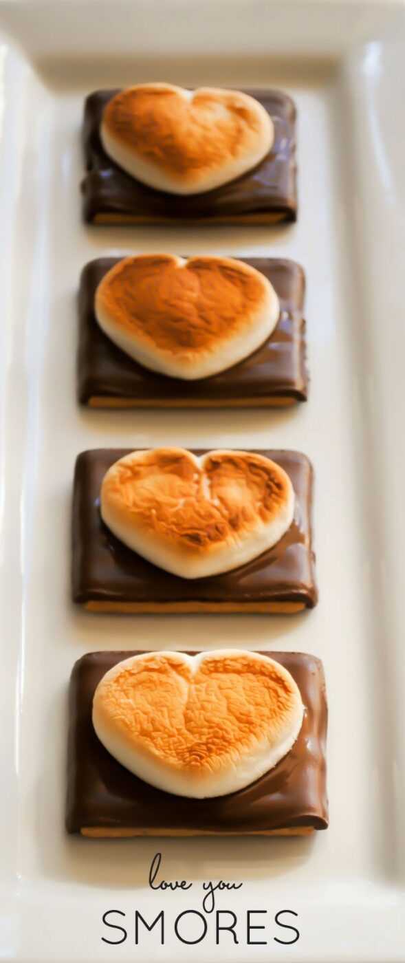 I Love You Smores 25+ Heart-Shaped Food Ideas | NoBiggie.net