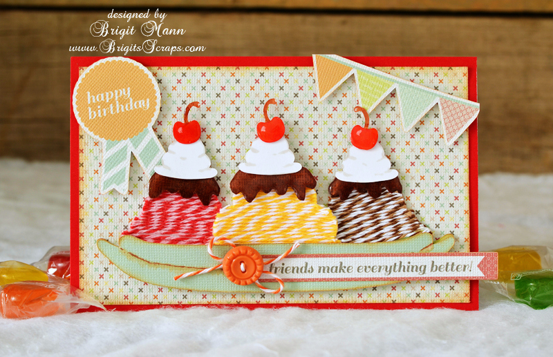 Ice Cream Sundee Card | 25+ Handmade Cards