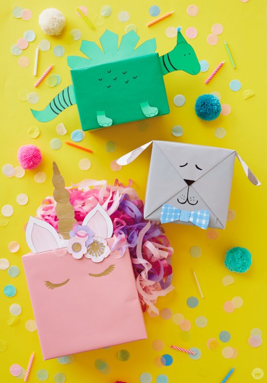 Kids Animal Gift Wrap | 25+ Creative Gift Wrap Ideas