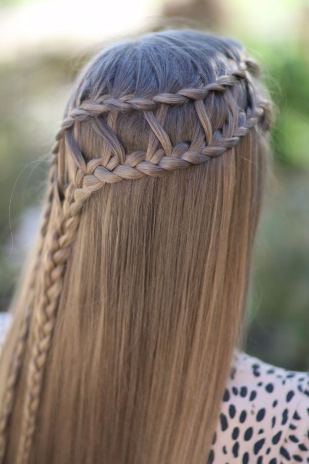 Easy Braids With Tutorials - Lattice Braid Combo - Cute Braiding Tutorials for Teens, Girls and Women - Easy Step by Step Braid Ideas - Quick Hairstyles for School - Creative Braids for Teenagers - Tutorial and Instructions for Hair Braiding http://diyprojectsforteens.com/easy-braids-tutorials
