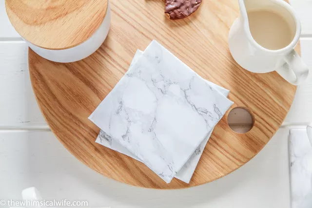 DIY Marble Coasters
